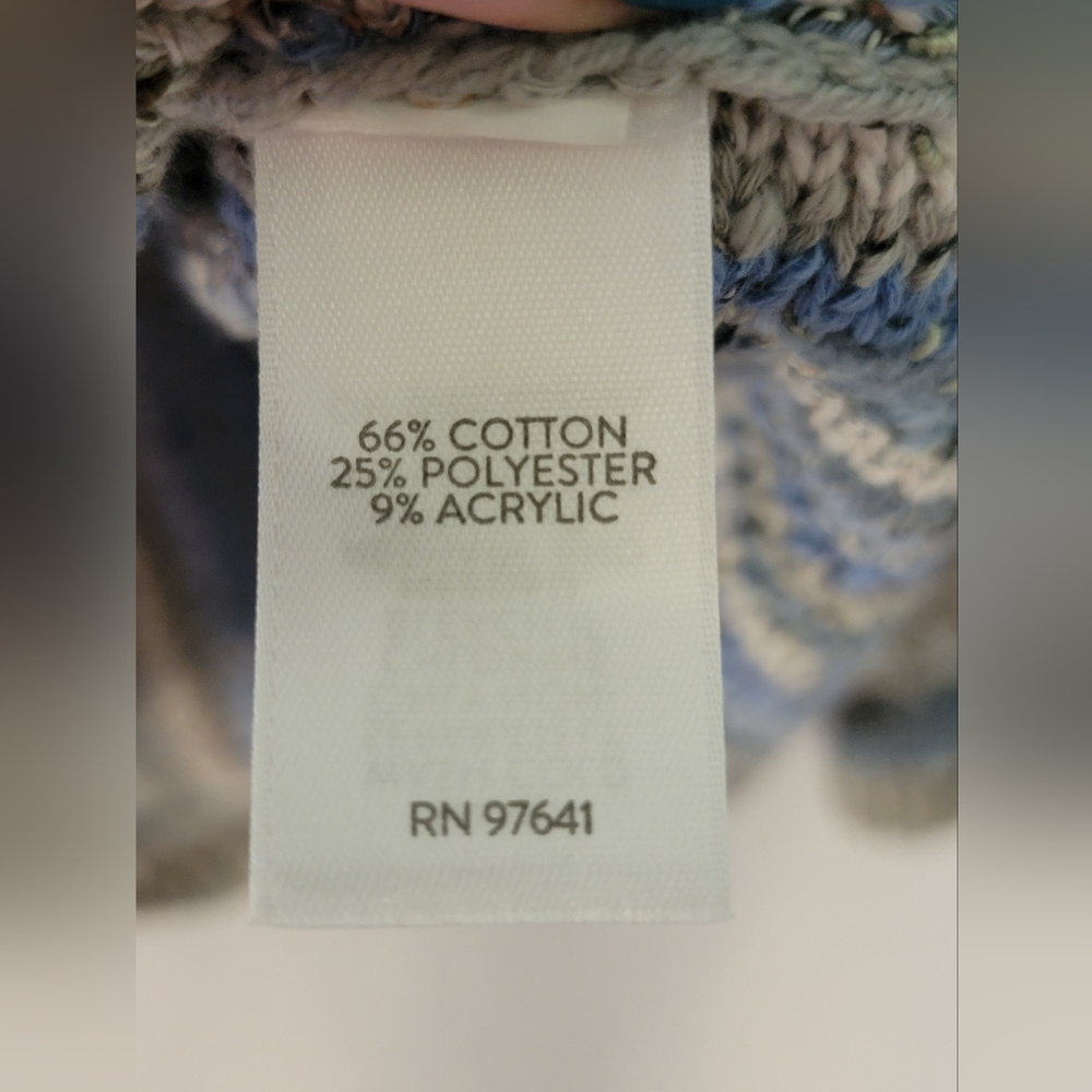 J. Jill Sweater with Oceanic Stripes Size S - Picture 10 of 11